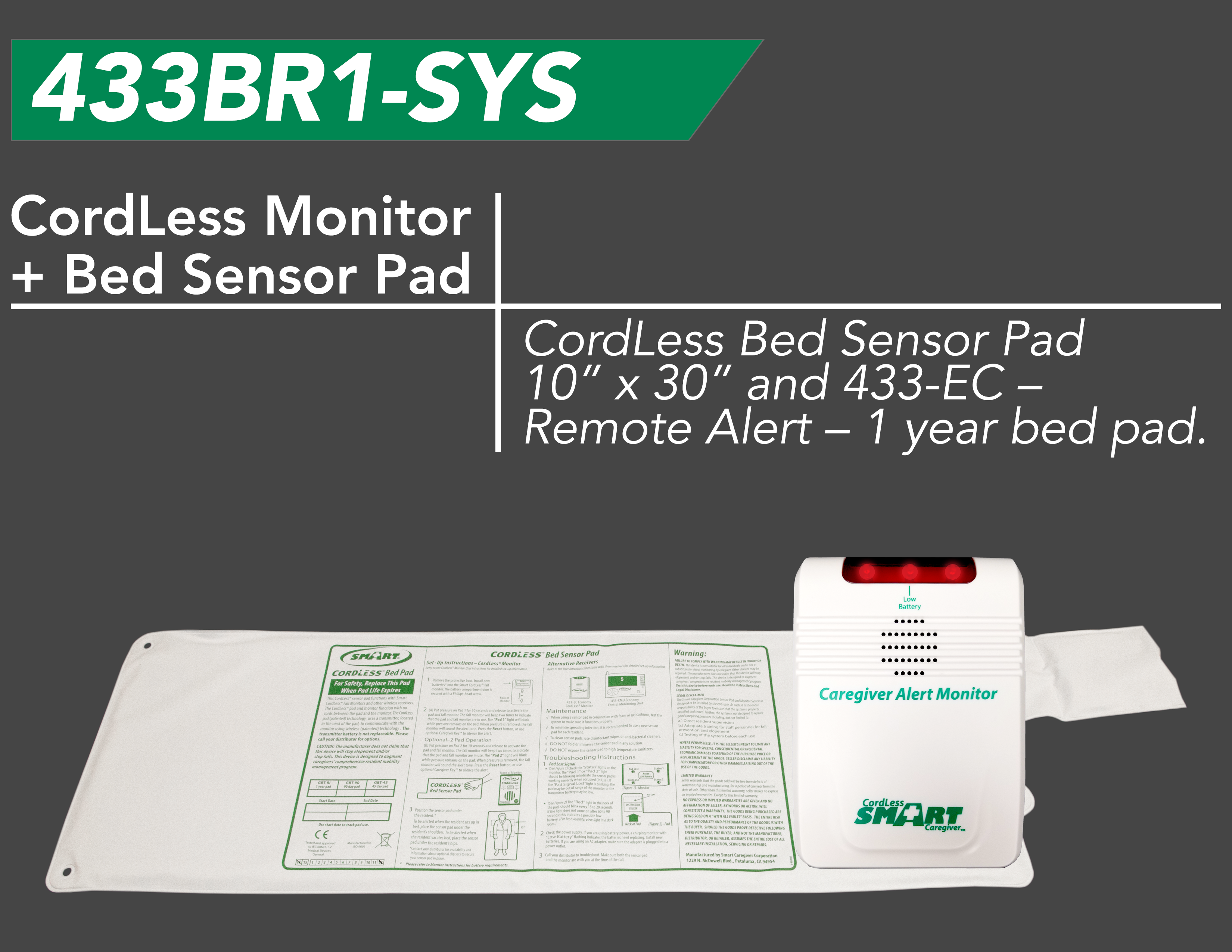 sensor pad monitor