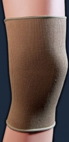 ELASTIC KNEE SUPPORT-BEIGE