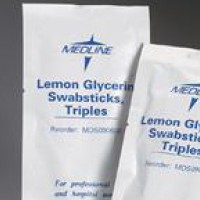 SWABSTICK LEMON/GLYCERIN 3/PK 25 PK/BX